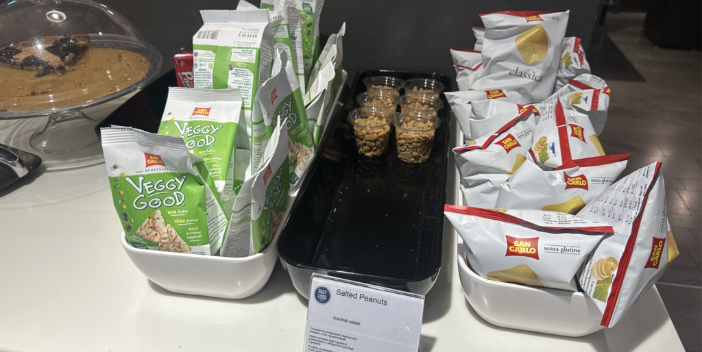 Offerta Snack Sala Montale Aeroporto Malpensa